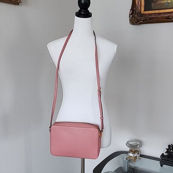 Michael Kors Sandrine Studded Saffiano Leather Crossbody Bag - Picture 7 of 16